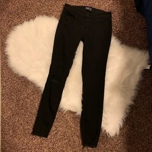 Low rise ankle jeans